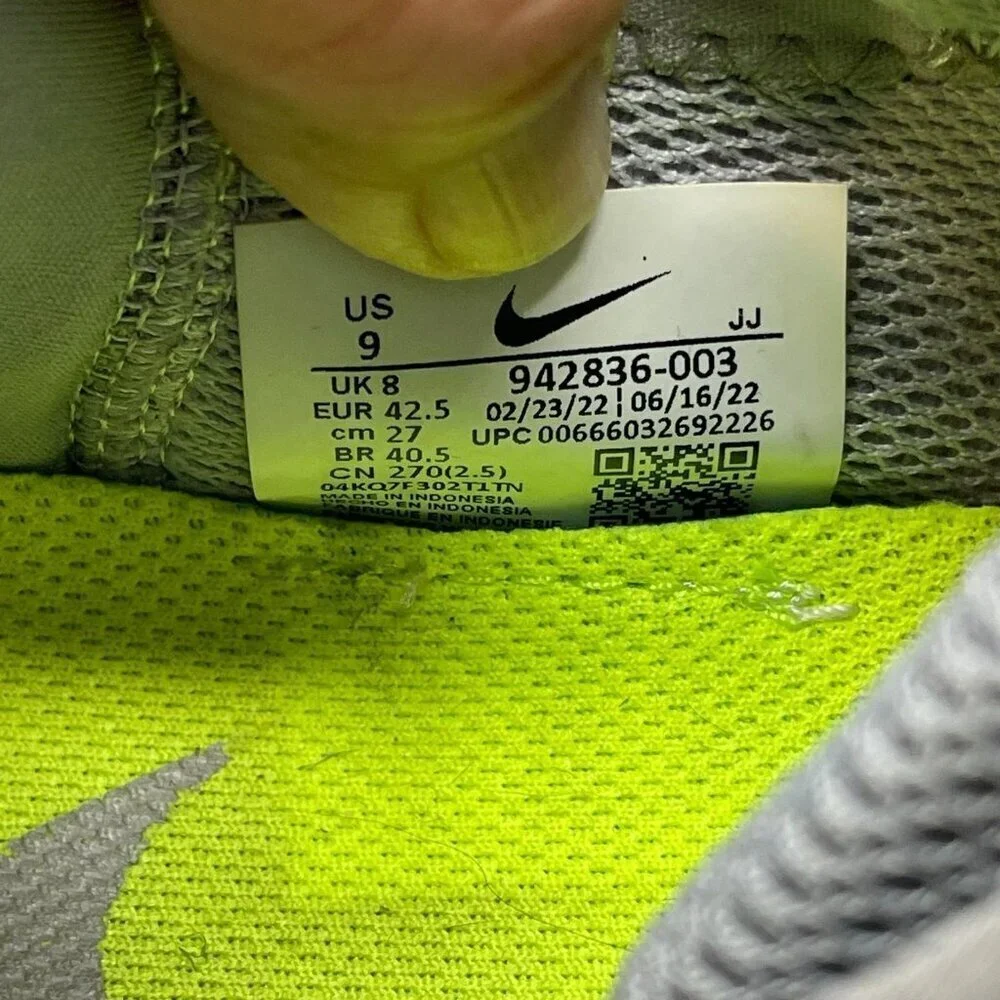 Nike Free RN 2018 Women's Running Shoes Size 9 Wolf Grey 942836-003 Athletic